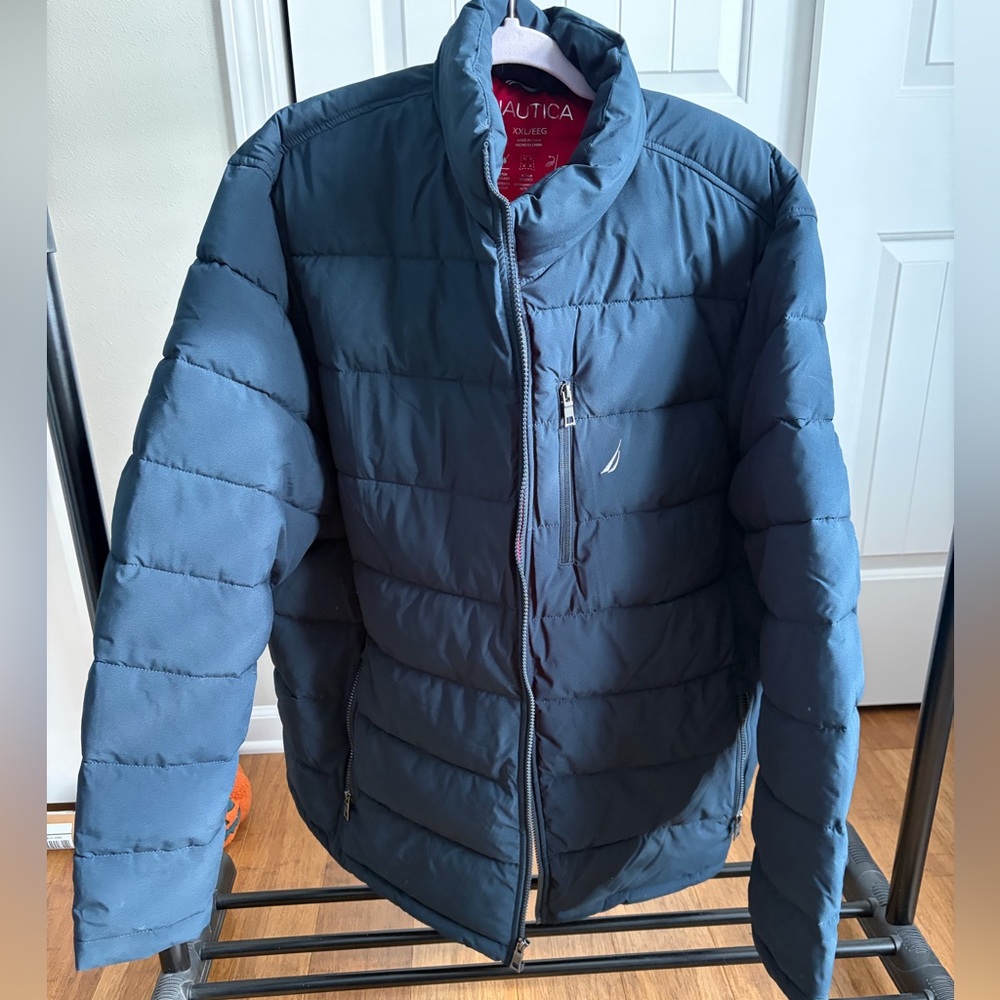 Nautica Men's Navy Puffer Jacket